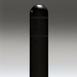 Black Dome-Top Post Covers