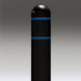 Black Dome-Top Post Covers