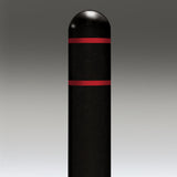 Black Dome-Top Post Covers