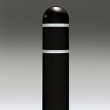 Black Dome-Top Post Covers