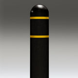 Black Dome-Top Post Covers