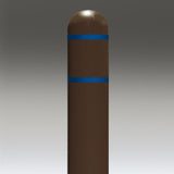 Brown Dome-Top Post Covers