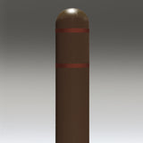 Brown Dome-Top Post Covers