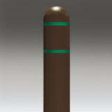 Brown Dome-Top Post Covers