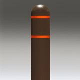 Brown Dome-Top Post Covers