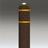 Brown Dome-Top Post Covers