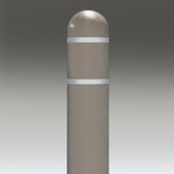 Gray Dome-Top Post Covers