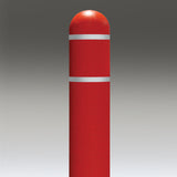 Red Dome-Top Post Covers