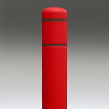Red Flat-Top Post Covers