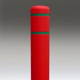Red Flat-Top Post Covers