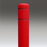 Red Flat-Top Post Covers