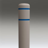 Medium Gray Flat-Top Post Covers