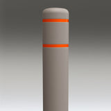 Medium Gray Flat-Top Post Covers