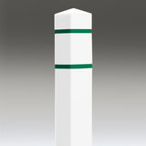 White Square Post Covers