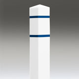 White Square Post Covers