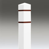White Square Post Covers