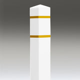 White Square Post Covers